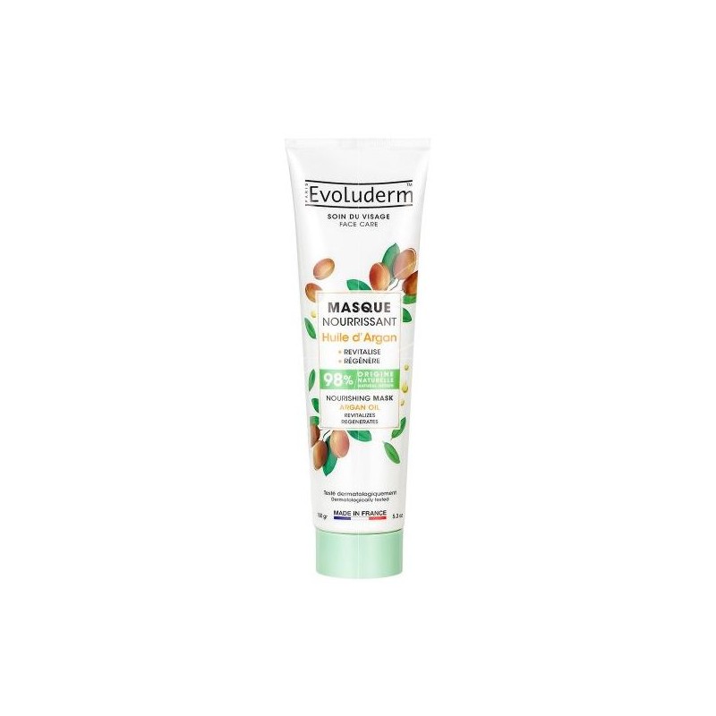 Evoluderm Masque Apaisant à l'Argile Rose Purifie & Adoucit - 0% Paraben - 100ml