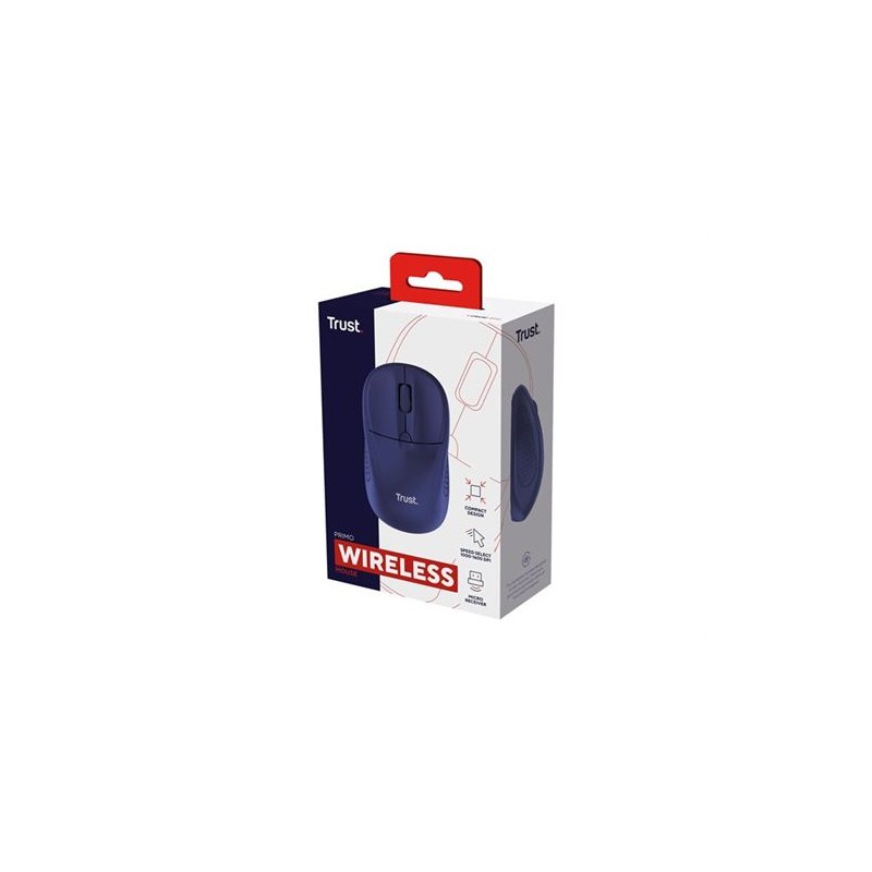 Souris sans fil Trust optique Primo – Bleu