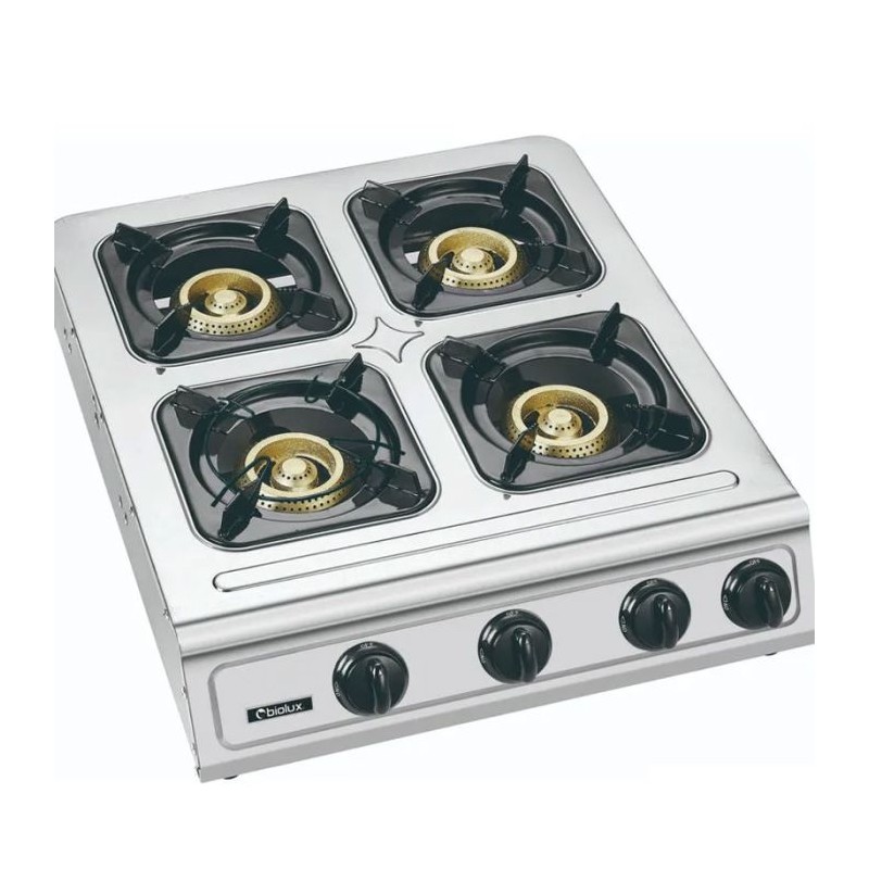 RECHAUD 4FEUX BIOLUX M.6050X4 - INOX