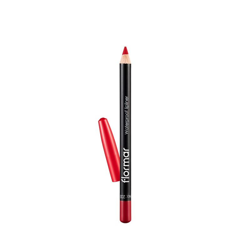 Crayon à Lèvres Flormar Waterproof Lip liner N° 233 Red Dramatic