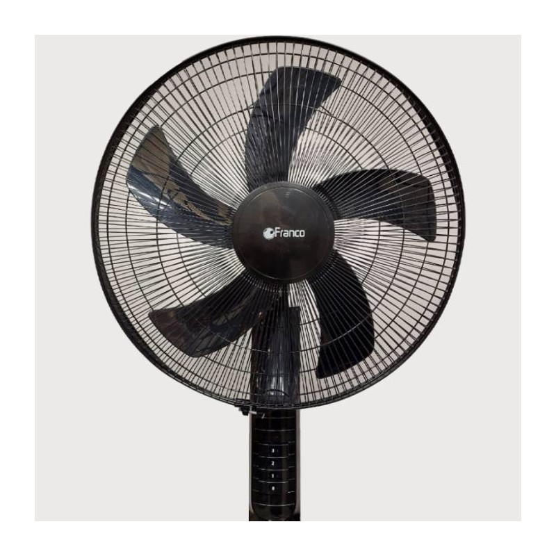 VENTILATEUR SUR PIED FRANCO FR-951W 3 VITESSES - NOIR