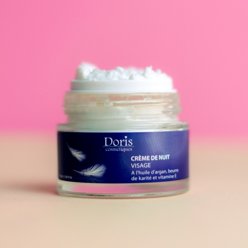 Doris Crème de Nuit pour Visage - Hydratante