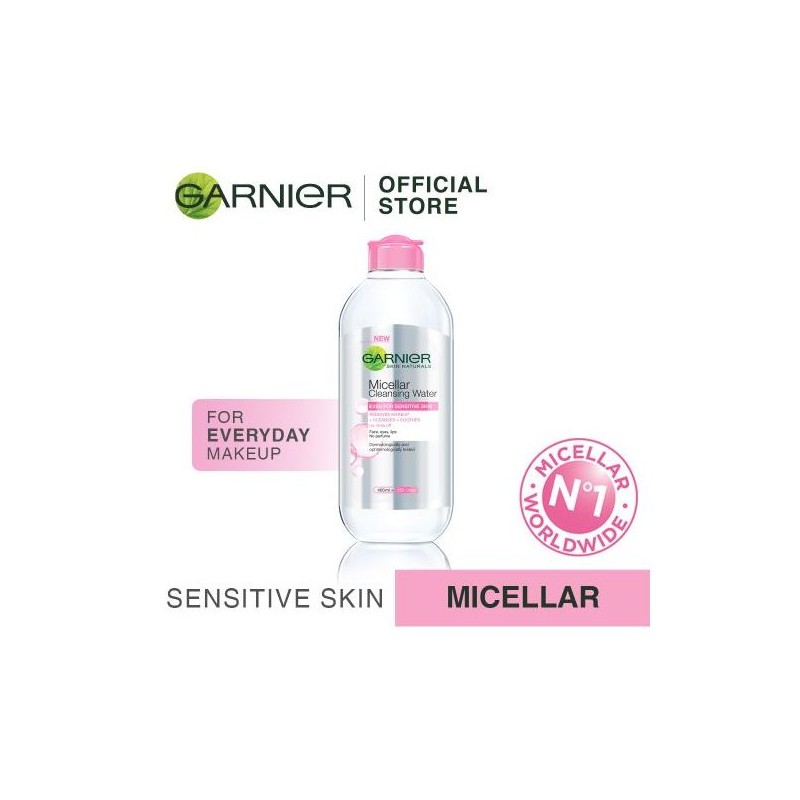 Garnier SkinActive Eau Micellaire - Tout en 1 - Peaux Sensibles - 400ml