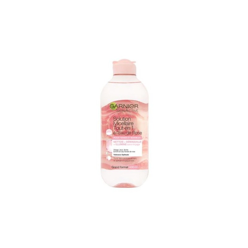 Garnier Eau Micellaire Skin Active - Tout en 1 à l'Eau de Rose - 400ml