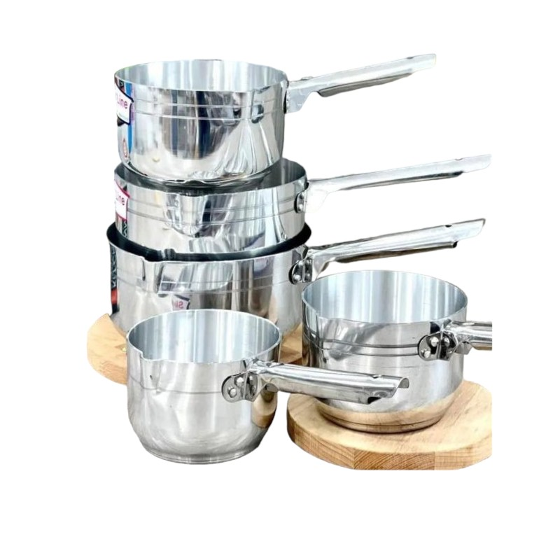 Pack de 5 casseroles Silverline  - Inox - en acier inoxydable