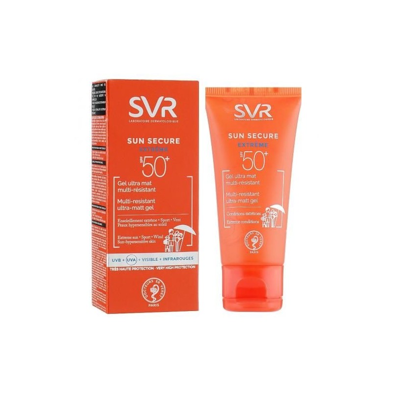 SVR Sun secure - Extreme - SPF50+ - Adulte et enfant - 50 ml