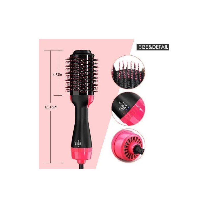 Brosse cheveux soufflante à air chaud – 3en1 – One Step