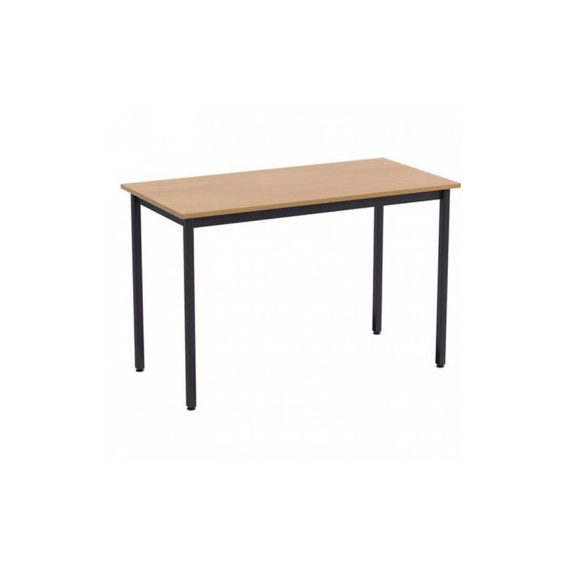 Table de restaurant - Acier - MDF Marron - L x l x H(120 x 80 x 74)cm