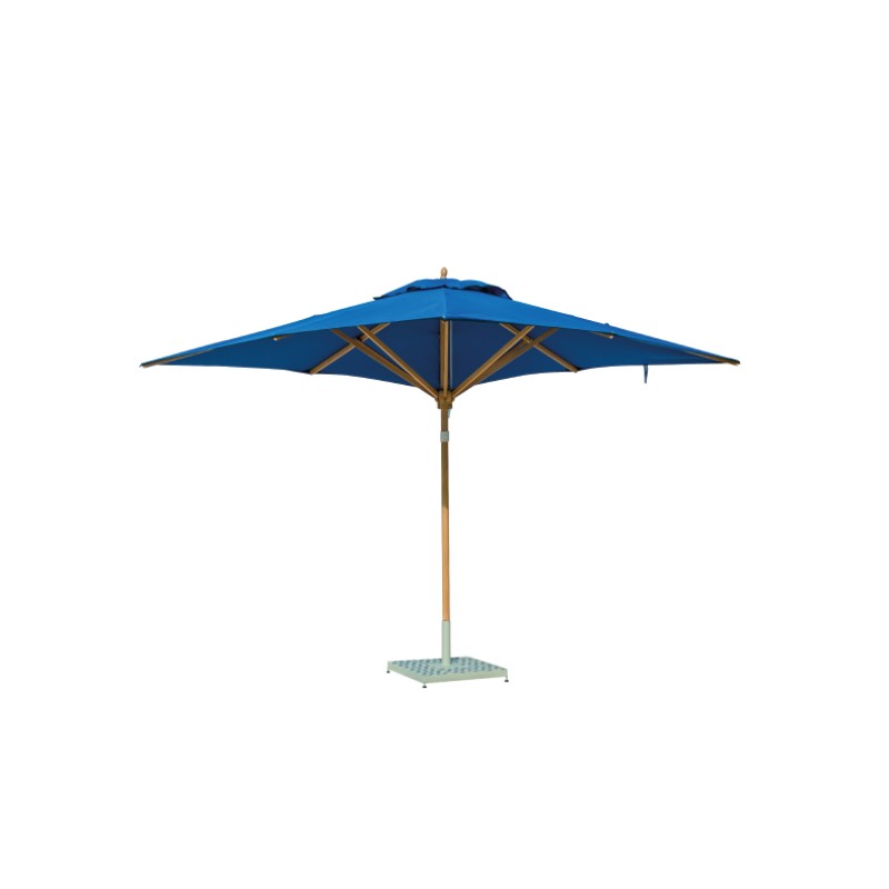 Parasol carré centré 3m toile ACR TUN