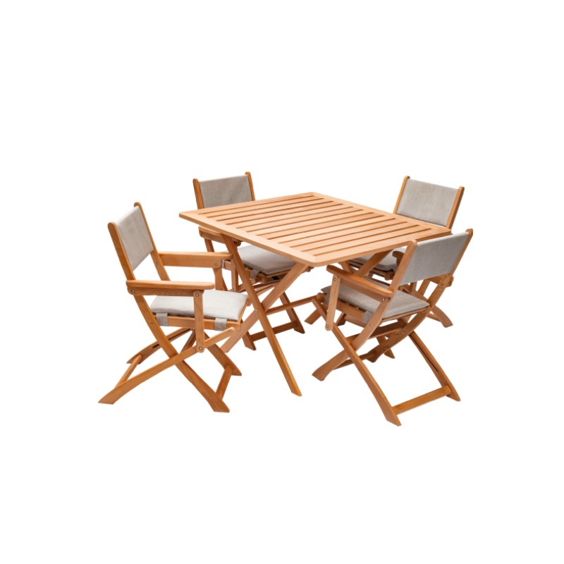 Pack Table 100 + 4 chaises