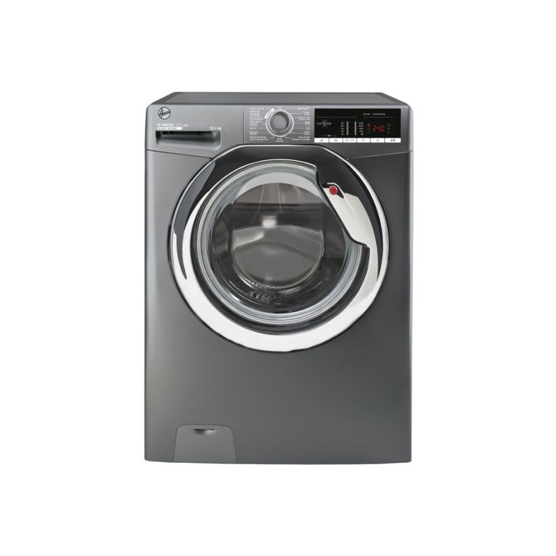 Lave Linge Frontal HOOVER H3WS4105TCGE-04 10.5Kg + Aspirateur Balai PROVA