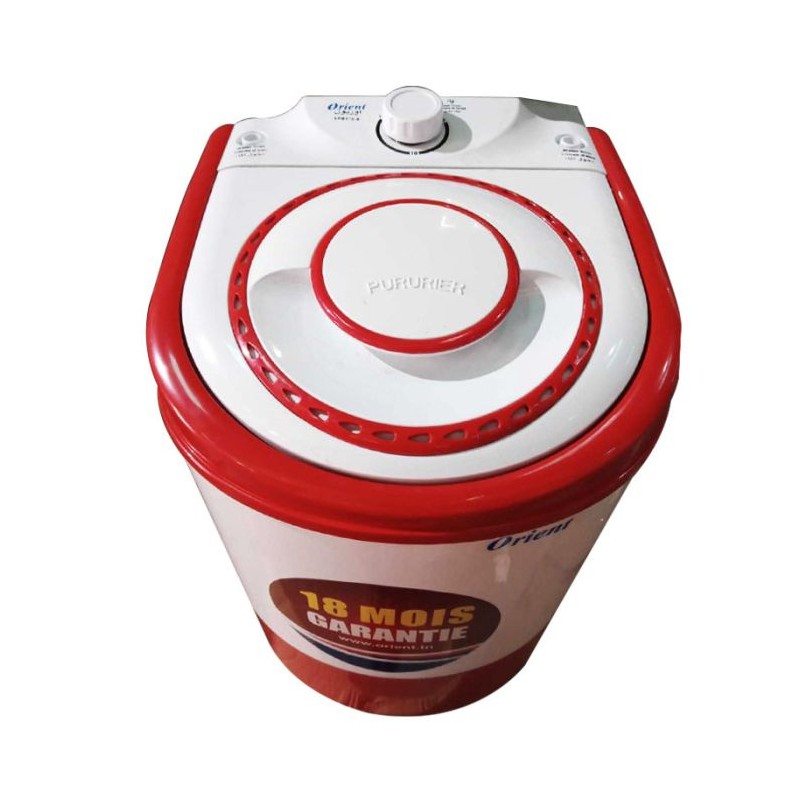 LAVE LINGE SEMI-AUTOMATIQUE ORIENT 3.5 KG - BLANC&ROUGE