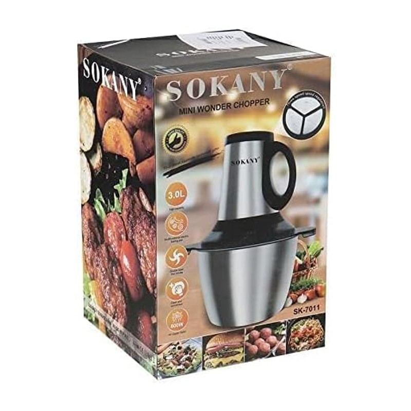 Hachoir A Viande Professionnelle Sokany  3.0Litres 500W