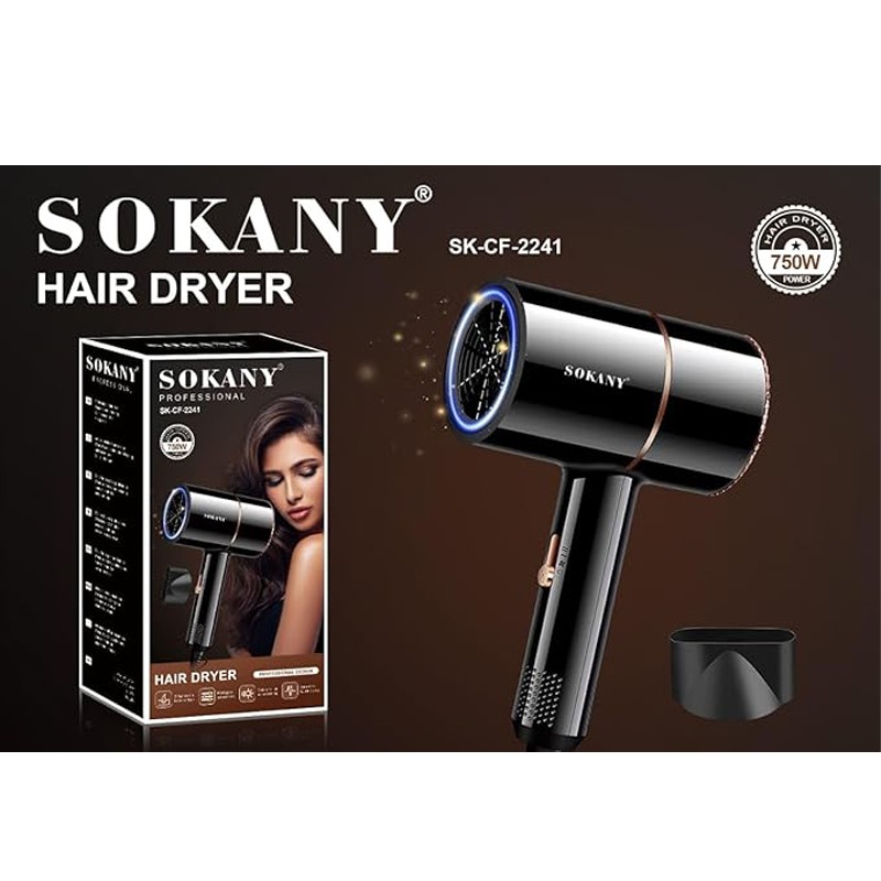 Sèche Cheveux pro portatif pour voyage  Sokany -750 w