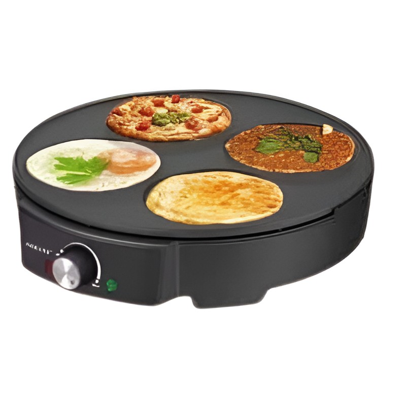 Crêpière et grill 2 EN 1 Sokany - Table chef crêpe & grill - 1200W