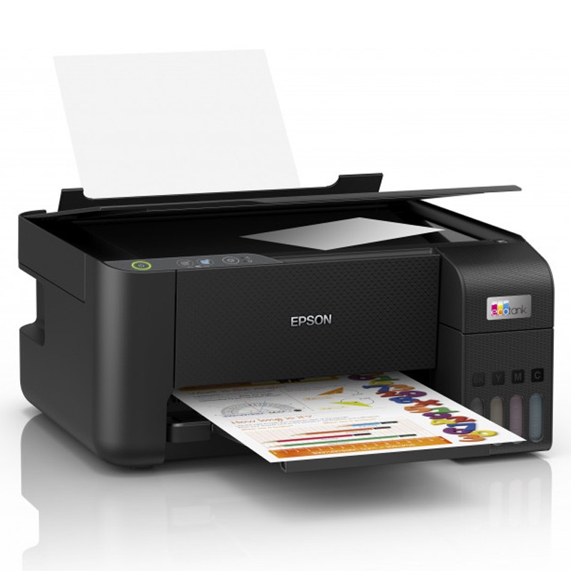 Imprimante Multifonction à réservoir intégré 3en1 couleur Epson ECOTANK L3210 / USB