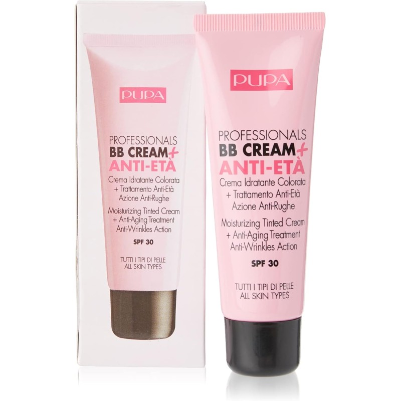 Professionals BB Cream Anti-Età - Crema Colorata 002 Sand PUPA Milano