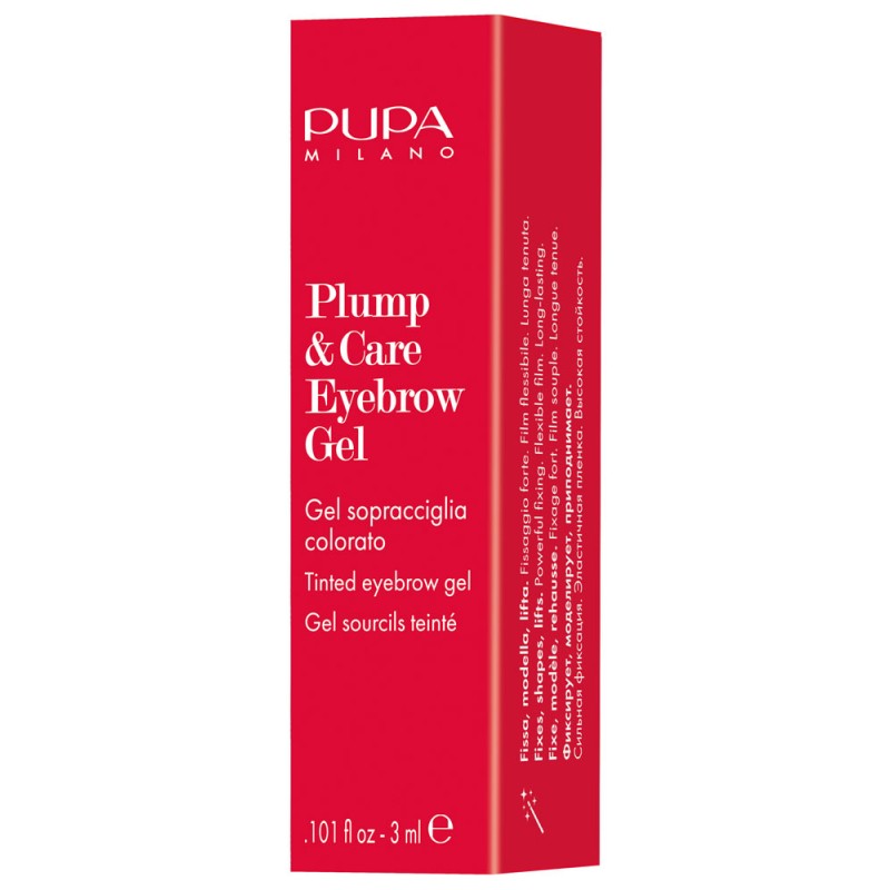 Plump & Care Eyebrow Gel -Gel à Sourcils 002 Pupa Milano