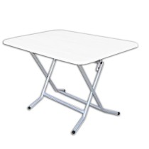 Table SOTUFAB Pliante PVC Rectangulaire 100x80 - Blanc