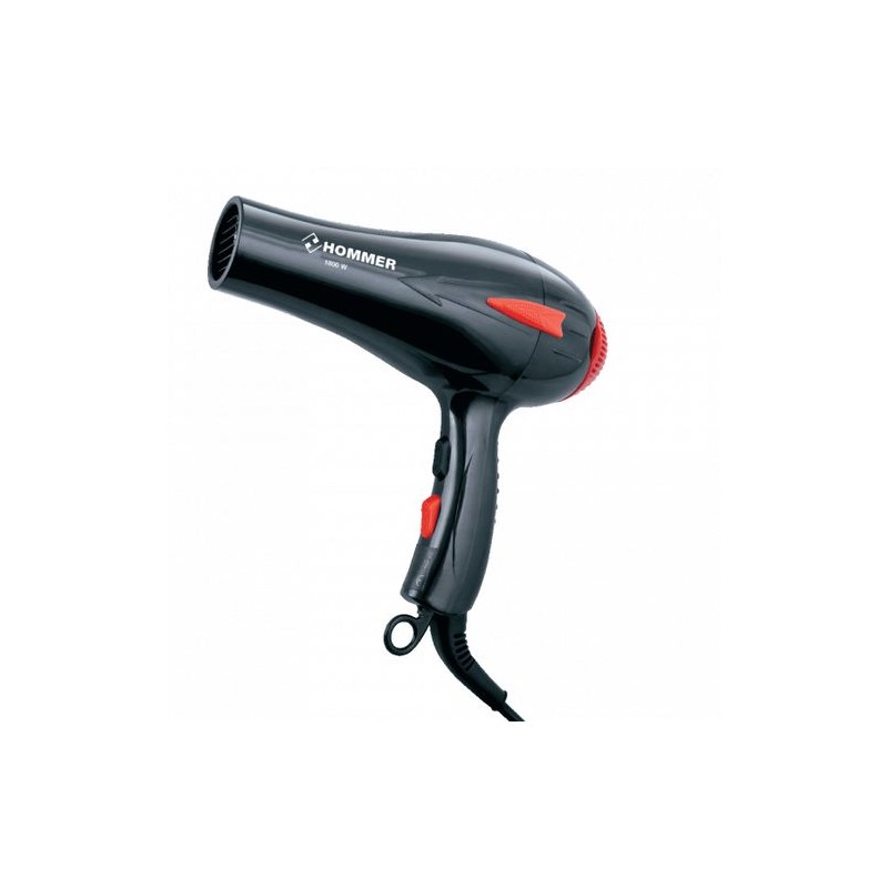 Sèche Cheveux Professionnelle - 3000 W - Noir - Air chaud et froid