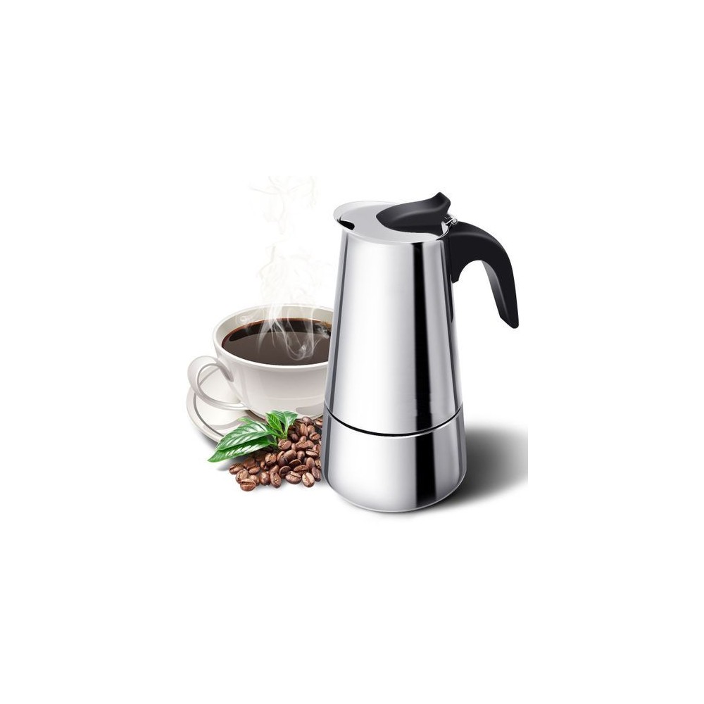 Cafetière Expresso 6 tasses 350ml - Inox