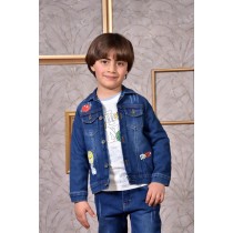 Ensemble Pantalon -Garçon en Bleu -M&M  - 3PCS