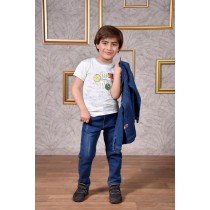 Ensemble Pantalon -Garçon en Bleu -M&M  - 3PCS