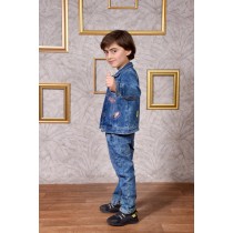 Ensemble Pantalon -Garçon en Bleu -M&M  - 3PCS