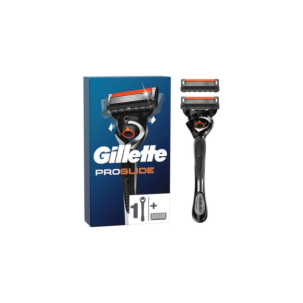 Gillette ProGlide Rasoir Pour Homme, 1 Manche De Rasoir - 1 Recharge De Lame