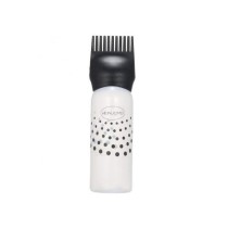 Bouteille Applicatrice avec Peigne en Plastique pour Application Facile de Teinture des Cheveux - Rose -