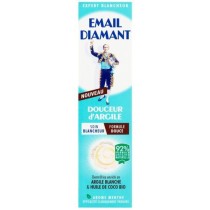 Email Diamant Dentifrice Douceur D'Argile Blanche et Huile de Coco Bio  75ml