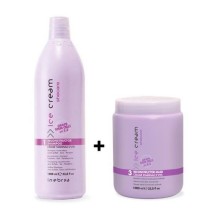 Pack Ice Cream She Care Kératine 0%Sulfate 0%SLES-Shampooing+Masque-1000ml