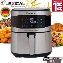 Friteuse Sans Huile LAF3050 1800W - XXXL - écran LCD -8 Litre - Garantie 1 an